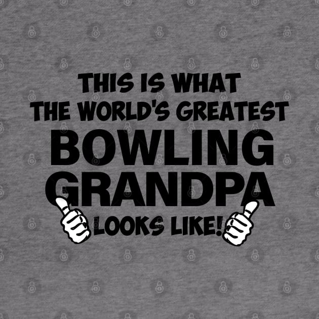 Bowling Grandpa by attire zone